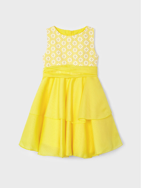Mayoral Mayoral Elegantne kleit 3912 Kollane
