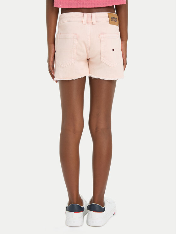 Tommy Hilfiger Tommy Hilfiger Kratke traperice Harper KG0KG07918 Ružičasta Relaxed Fit