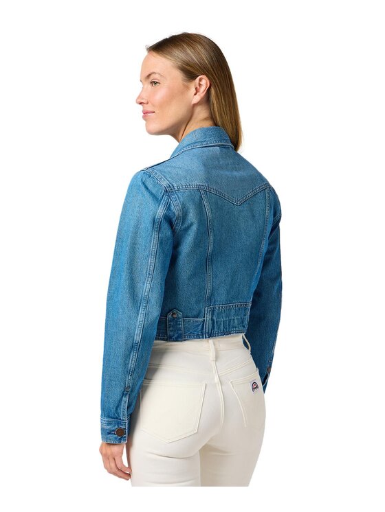 Wrangler Wrangler Kurtka jeansowa 112362588 Niebieski Regular Fit