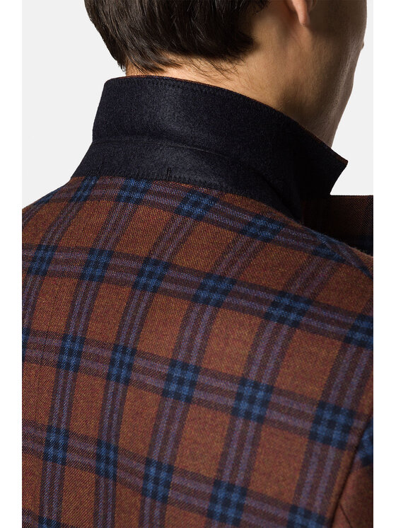 Lancerto Lancerto Marynarka MA099222000008 Brązowy Slim Fit