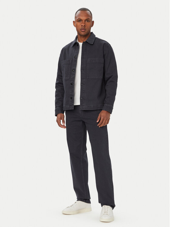 BOSS BOSS Koszula jeansowa Laredo-3 50566354 Granatowy Regular Fit