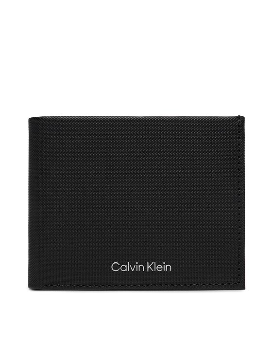 Portofel Mare pentru Bărbați Calvin Klein Ck Must Bifold 6Cc W/Bill K50K511383 Negru