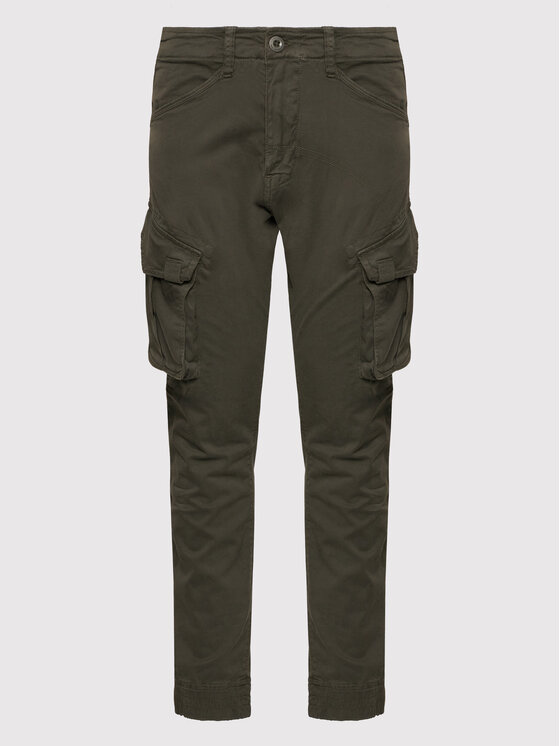 Alpha Industries Alpha Industries Jogger nohavice Spy 116203 Sivá Tapered Fit