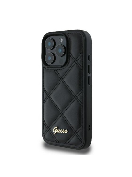 Etui na telefon Guess, Czarne, iPhone 16 Pro Max