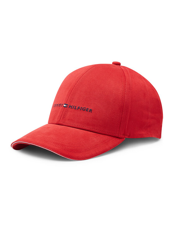 Tommy Hilfiger Šiltovka Corporate AM0AM10536 Červená