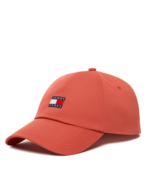 Tommy Jeans Šiltovka Tjw Heritage Core 5 Panel Cap AW0AW16991 Koralová