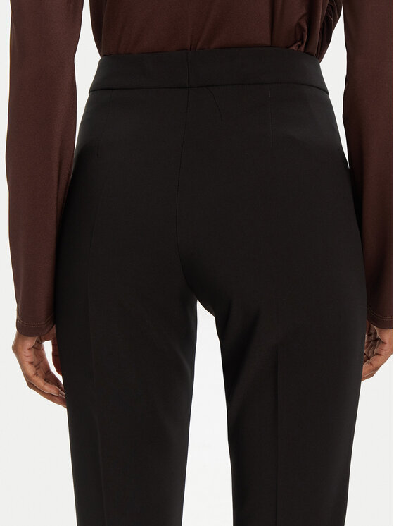 Rinascimento Rinascimento Текстилни панталони CFC0122733003 Черен Regular Fit