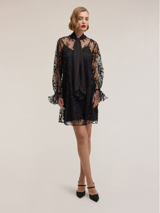 Motivi Motivi Vestito da giorno 7093W001498N033 Nero Regular Fit