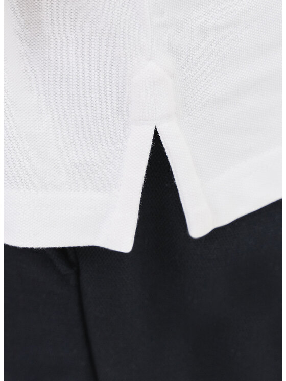 Pako Lorente Pako Lorente Polo P25SF-TX-003 Biały Classic Fit