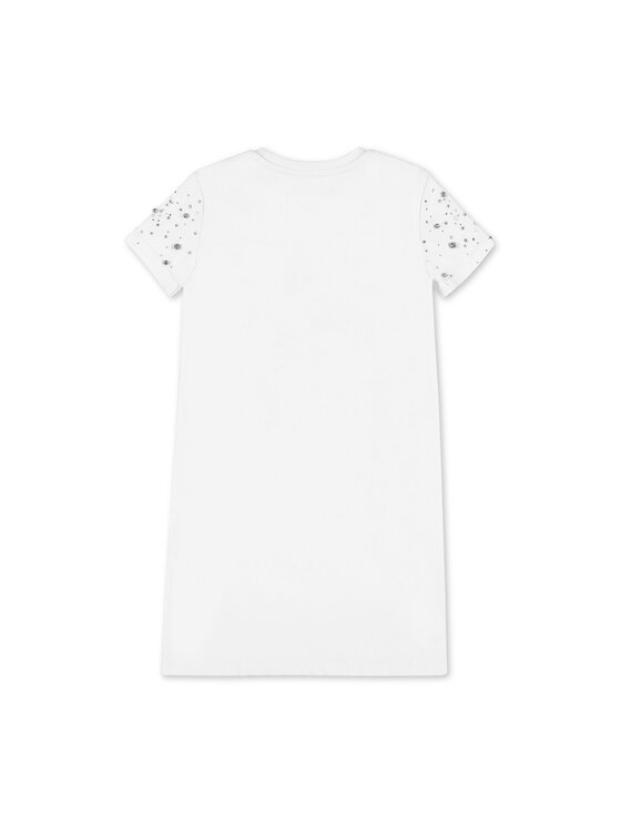 PHILIPP PLEIN PHILIPP PLEIN Sukienka koszulowa 27723 Biały Comfortable Fit