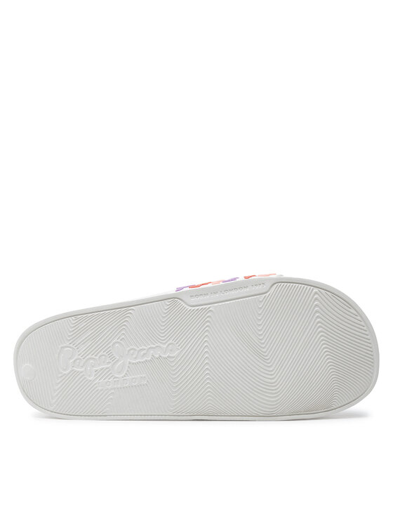 Pepe Jeans Pepe Jeans Şlapi Slider Set W PLS70145 Alb