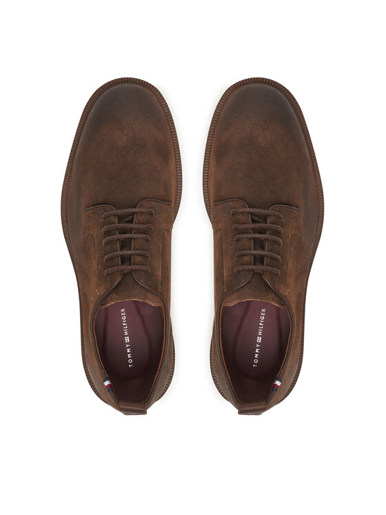 Tommy Hilfiger Tommy Hilfiger Обувки Cleated Derby FM0FM05770 Кафяв