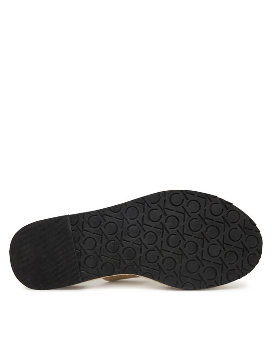 Calvin Klein Calvin Klein Espadrilles Flatform Wedge Slide - He HW0HW02374 Ekru