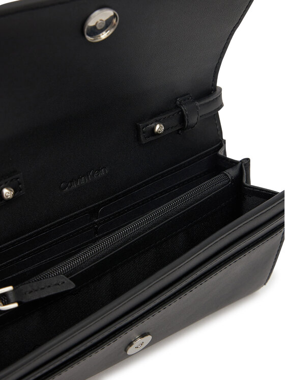 Calvin Klein Calvin Klein Rankinė Ck Woven Convertible Wallet Bag K60K612970 Juoda