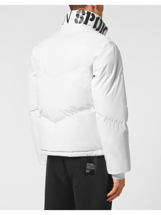 Plein Sport Plein Sport Giubbotto piumino 155 Bianco Regular Fit