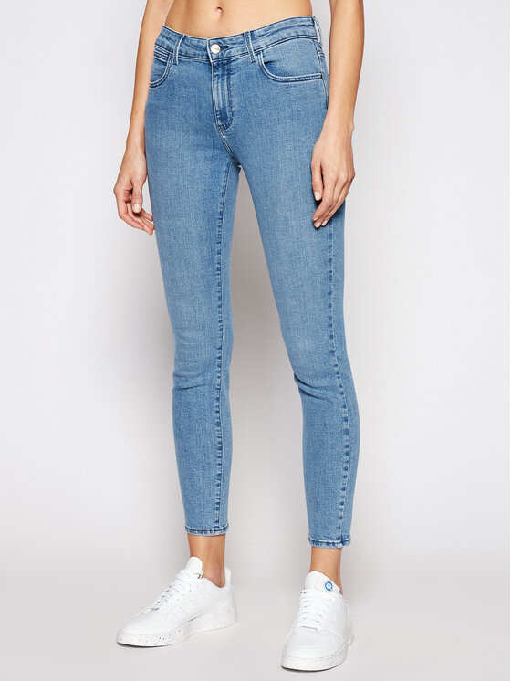 Wrangler Wrangler Džínsy W28KKR29G 112128293 Modrá Skinny Fit