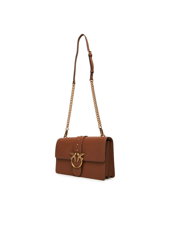 PINKO PINKO Ročna torba Love One Classic ST.CL Al 25-26 PLTT 105857 A0F1 Rjava