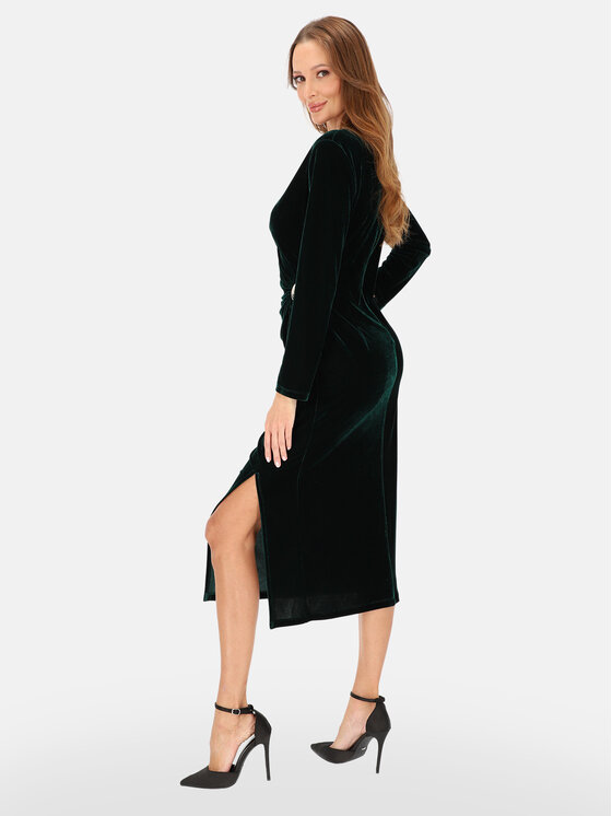L’AF L’AF Sukienka wieczorowa Vanessa Zielony Regular Fit