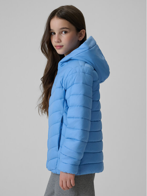 4F 4F Kurtka puchowa OUTERWEAR Niebieski Regular Fit