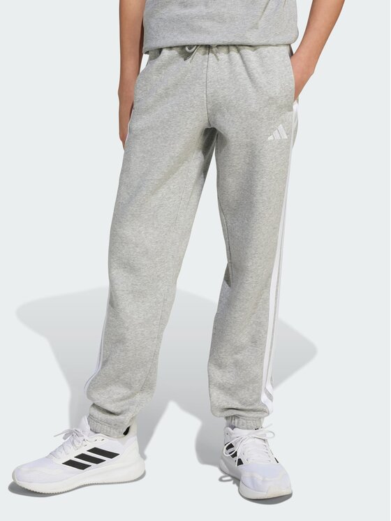 adidas adidas Spodnie materiałowe 141033 Szary Regular Fit