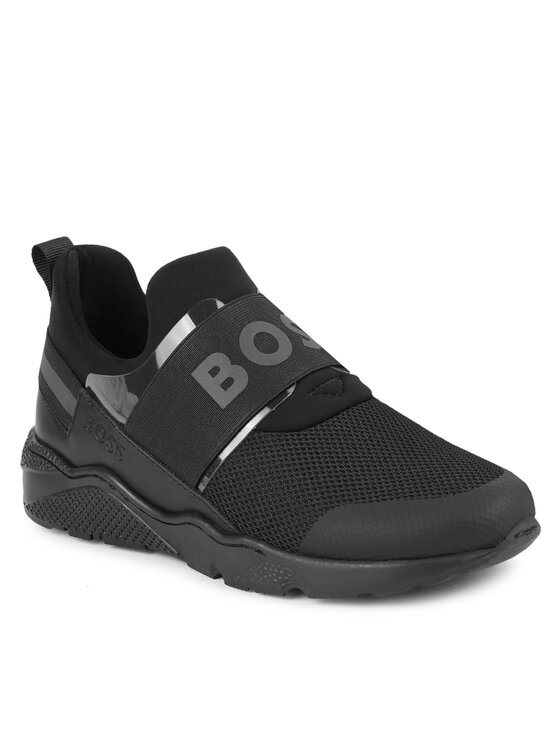 Hugo boss hot sale laceless trainers