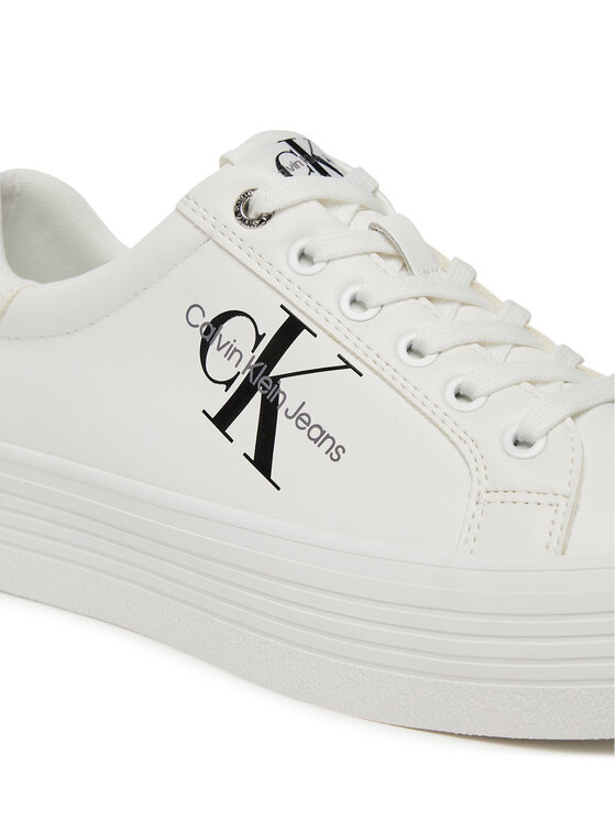 Calvin Klein Jeans Calvin Klein Jeans Πάνινα παπούτσια YW0YW00847 Λευκό
