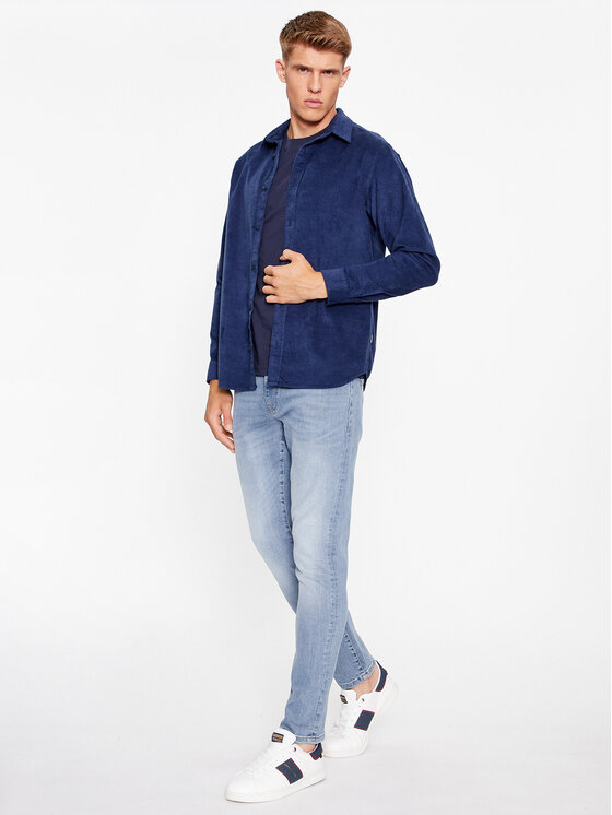 Only & Sons Only & Sons Traperice 22026464 Plava Slim Fit