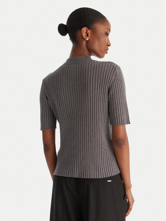 ACCESS FASHION ACCESS FASHION Sveter 54-8046 Sivá Slim Fit