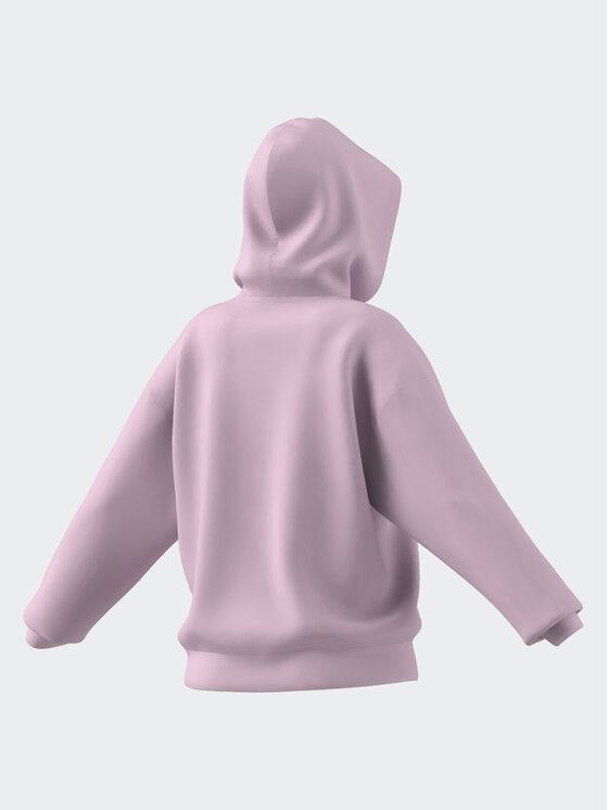 adidas adidas Μπλούζα Essentials Big Logo Oversized French Terry Hoodie IL3319 Ροζ Loose Fit