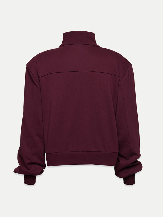 La Mania La Mania Bluza AMAL Bordowy Basic Fit