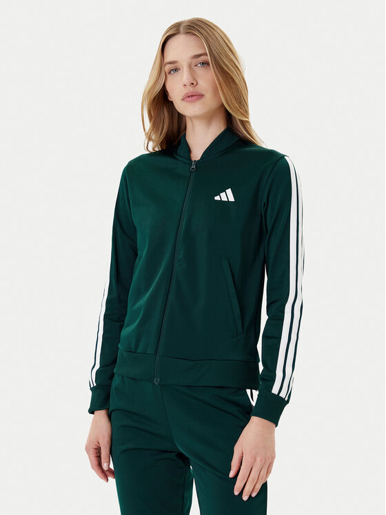 adidas adidas Treniņtērps Essentials 3-Stripes JX0505 Zaļš Regular Fit