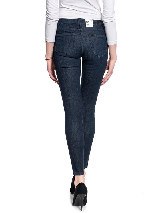 Lee Lee Jeansy SCARLETT Niebieski Skinny Fit