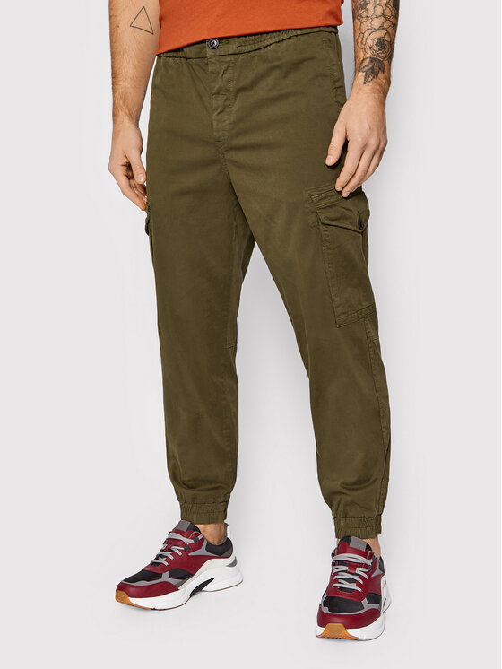 Boss Jogging hlače Seiland 50456791 Zelena Relaxed Fit
