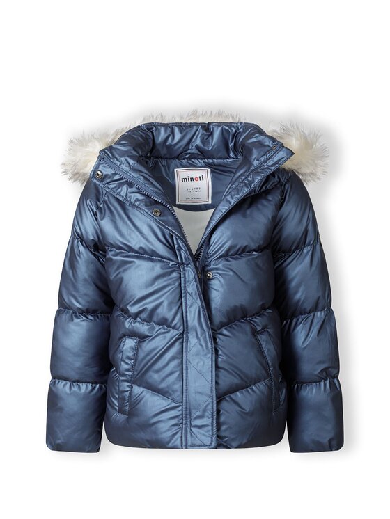 MINOTI MINOTI Kurtka zimowa 20coat48 Niebieski Regular Fit