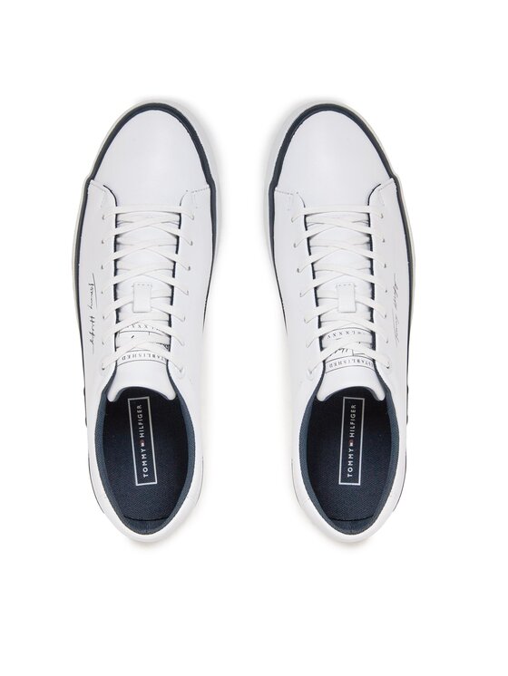 Tommy Hilfiger Tommy Hilfiger Снікерcи Modern Vulc Corporate Leather FM0FM04922 Білий