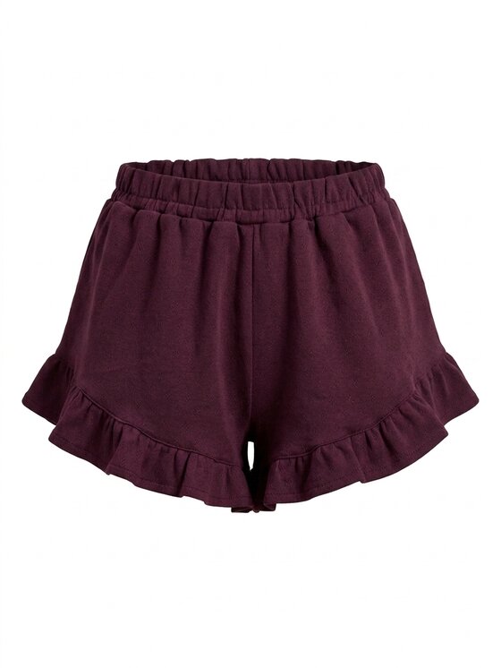 Le Songe Le Songe Szorty materiałowe MIA Fioletowy Basic Fit