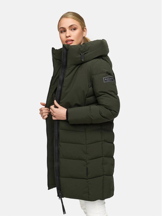 Navahoo Navahoo Kurtka zimowa Mondnebel Zielony Regular Fit