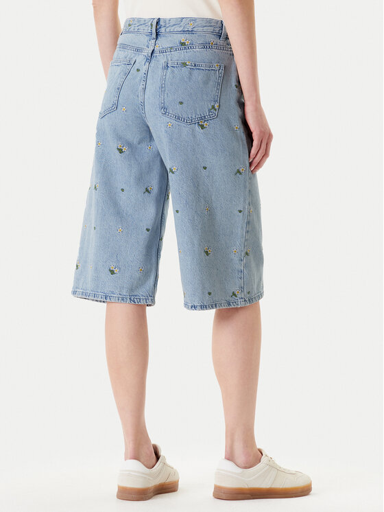 ONLY ONLY Pantaloni scurți de blugi Cobain 15349519 Albastru Loose Fit