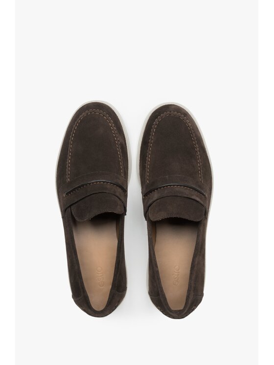 Estro Estro Μοκασίνια ER00119490 Σκούρο καφέ