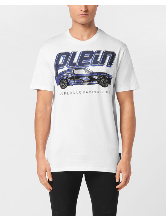 PHILIPP PLEIN PHILIPP PLEIN T-Shirt 22253 Biały Regular Fit
