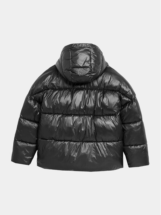 4F 4F Зимно яке 4FAW23TDJAF231 Черен Regular Fit