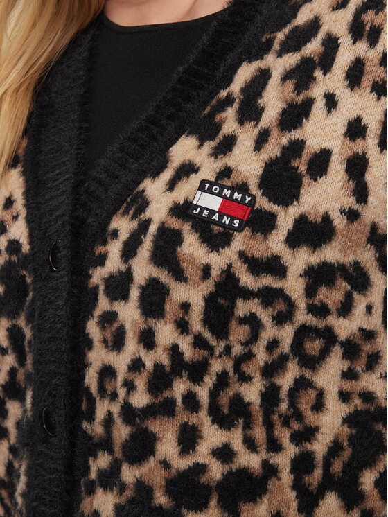 Tommy Jeans Tommy Jeans Cardigan Leo DW0DW16518 Beige Regular Fit