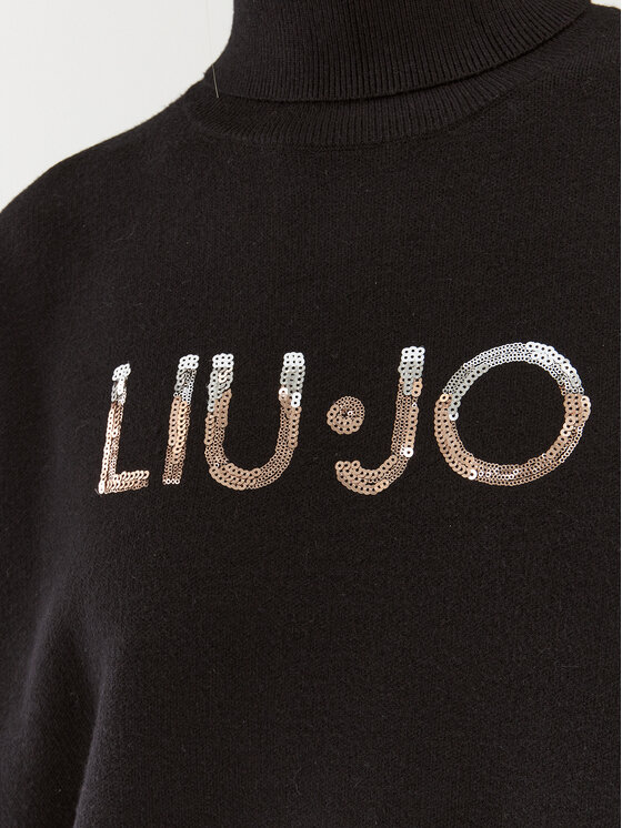 Liu Jo Liu Jo Гольф TF3215 MA63M Чорний Regular Fit