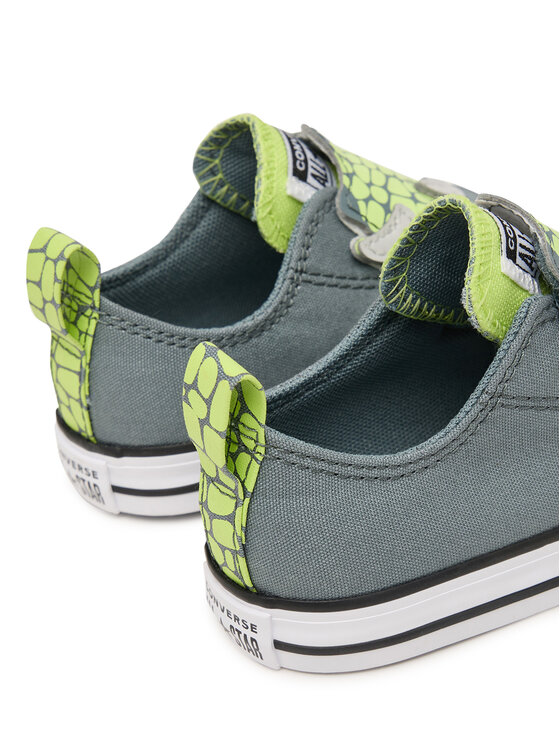 Converse Converse Scarpe da ginnastica Chuck Taylor All Star One Strap Dinos Easy-On A15901C Grigio