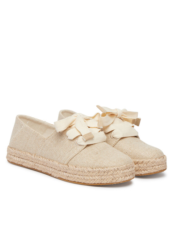 Toms Toms Espadrillid Carolina Lace Up 10023062 Beež