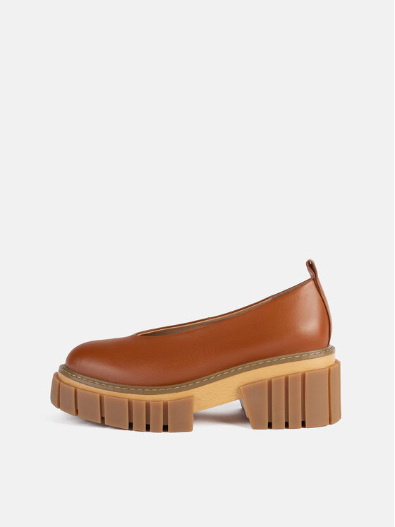 L37 L37 Ballerine SLOW DOWN BABY Marrone