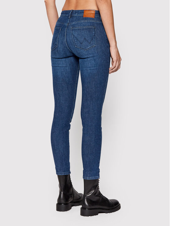 Wrangler Wrangler Jeans W28KXR44P 112144781 Blu scuro Skinny Fit