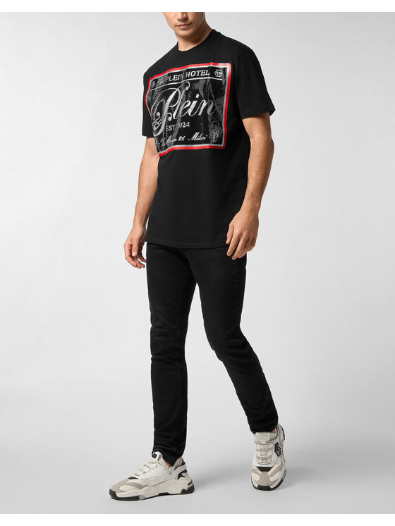 PHILIPP PLEIN PHILIPP PLEIN T-Shirt 27099 Czarny Regular Fit