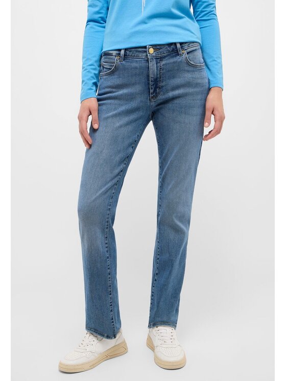 Mustang Mustang Jeansy CROSBY RELAXED STRAIGHT Niebieski Regular Fit