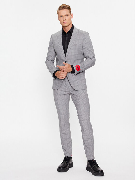 HUGO Hugo Košulja Keidi 50500966 Crna Slim Fit